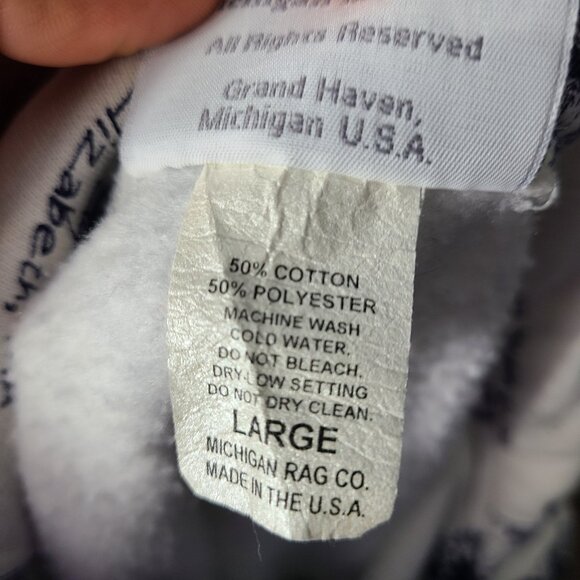 Lighthouse Vintage Sweatshirt Cardigan 90s Oversized Sz Large Fisherman Comfy - Picture 9 of 11